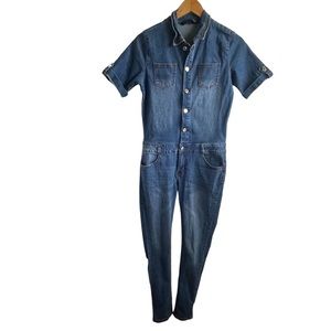 BLUE REPUBLIC DENIM JEAN JUMPSUIT SIZE  M